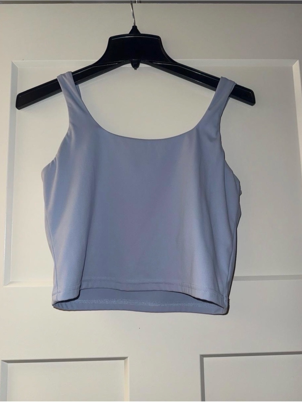 Daily Drills Light Lavender Scoop Neck Tank Top